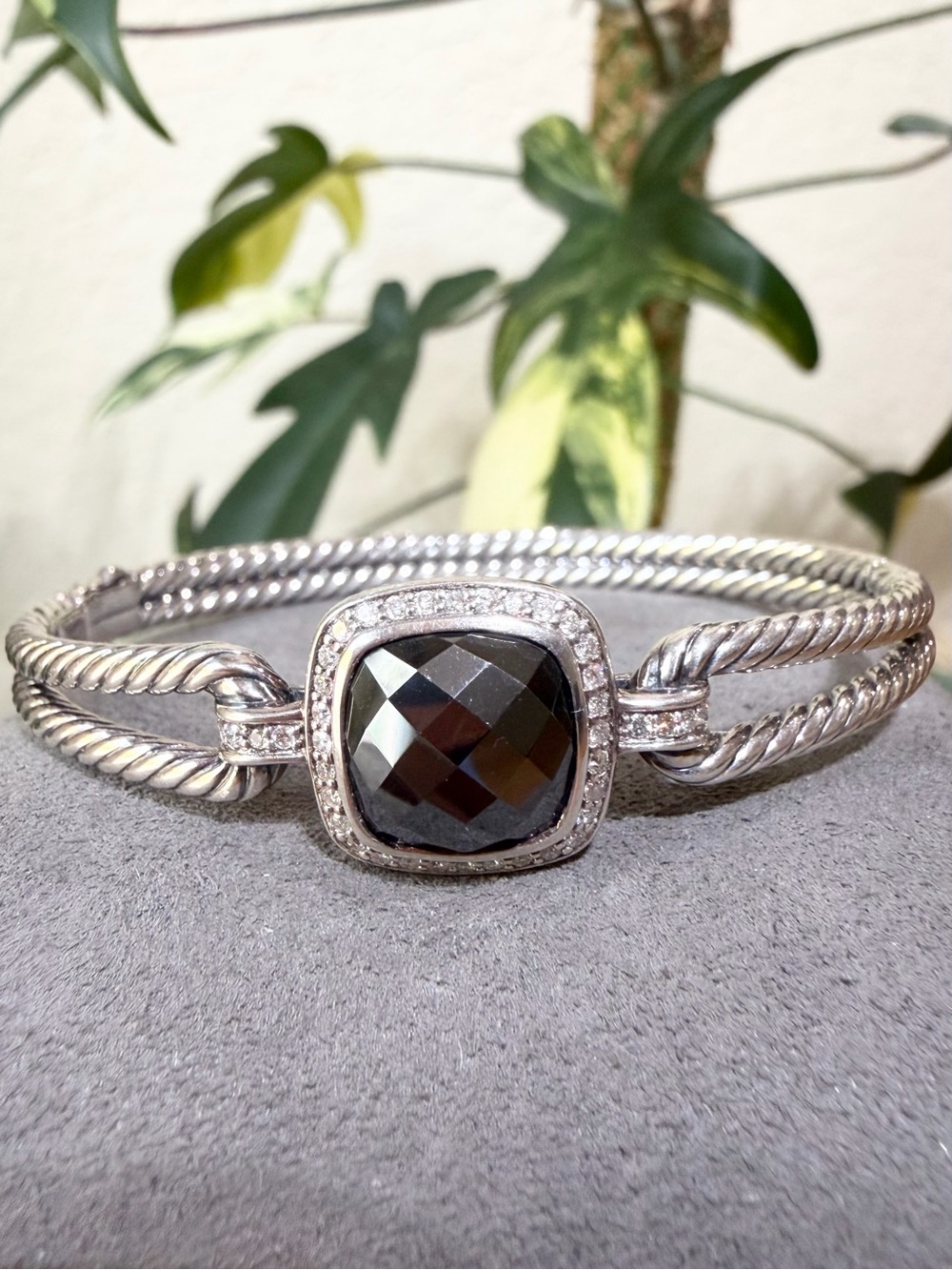 ā¤ļø David Yurman Albion Bracelet with Black Onyx and Diamonds